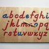 Seconds/Imperfect Alphabet Tracing Board, Montessori Colors, D'Nealian Font With Guided Arrows | Mirus Toys Clearance