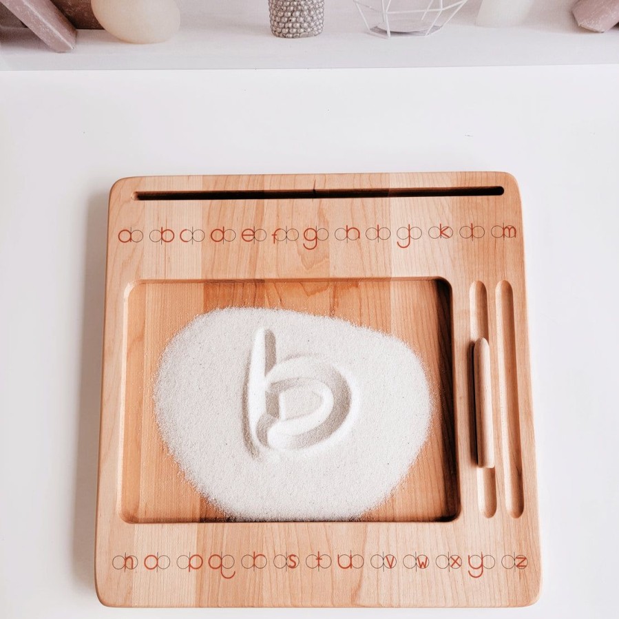 Mirus Toys Alphabet Sand Tray - Dysgraphia Board | Language Arts