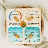 Mirus Toys Wooden Weather Station - Weather Chart - Weather Board | Language Arts