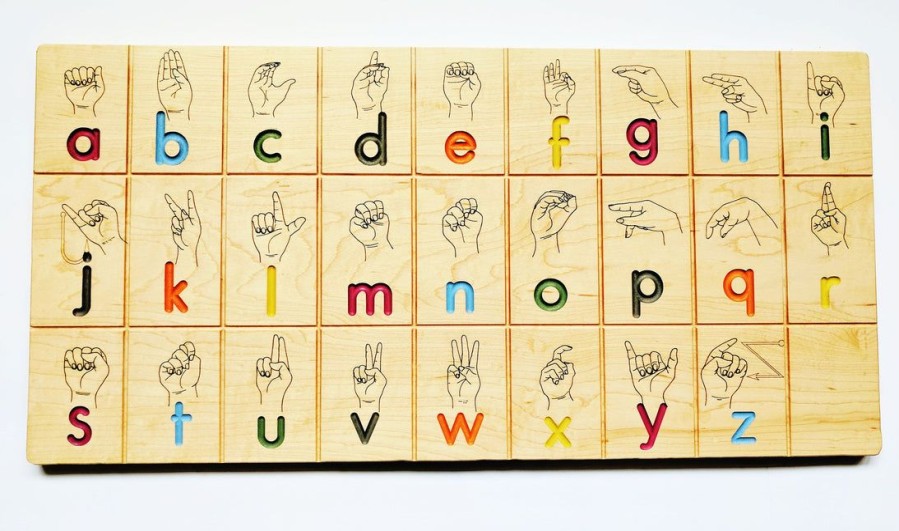 American Sign Language Alphabet Board, Asl | Mirus Toys Hot