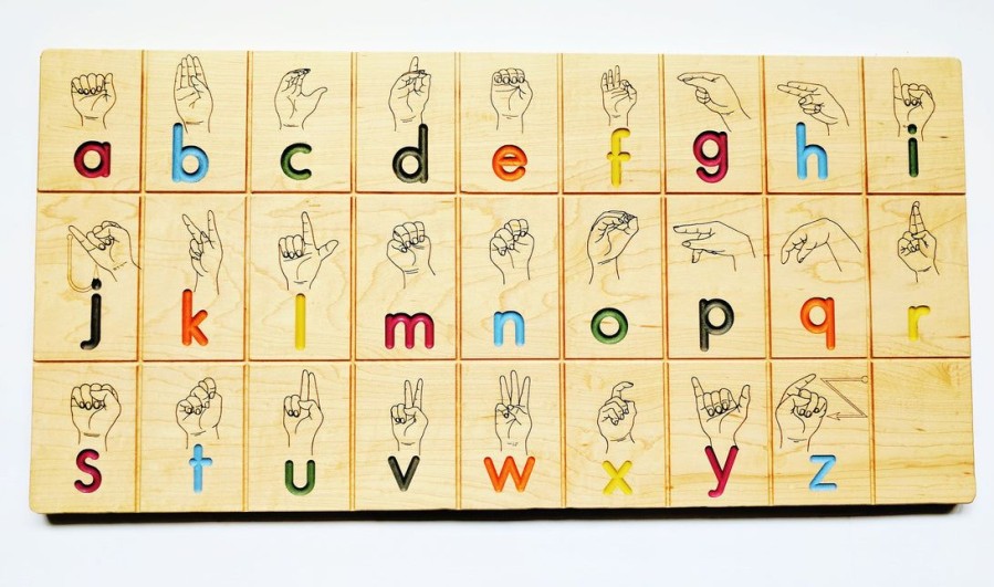 Mirus Toys American Sign Language Alphabet Board, Asl | Language Arts