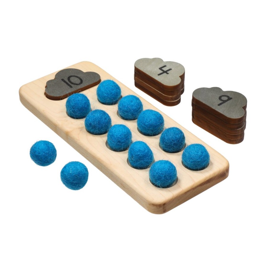 Mirus Toys Ten Frame - Montessori Materials- 10 Frame - Kindergarten Math - Counting | Mathematics