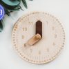 Mirus Toys Seconds/Imperfect Wooden Toy Clock With Minute And Hour With Minutes/Numbers | Seconds