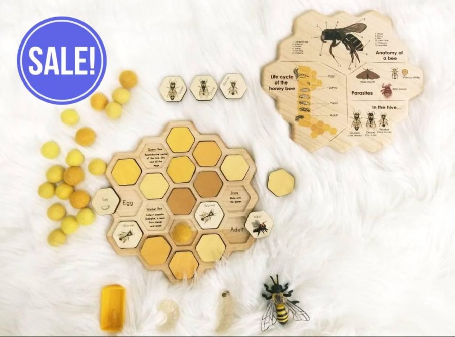 Seconds/Imperfect Honey Bee Puzzle | Mirus Toys Best