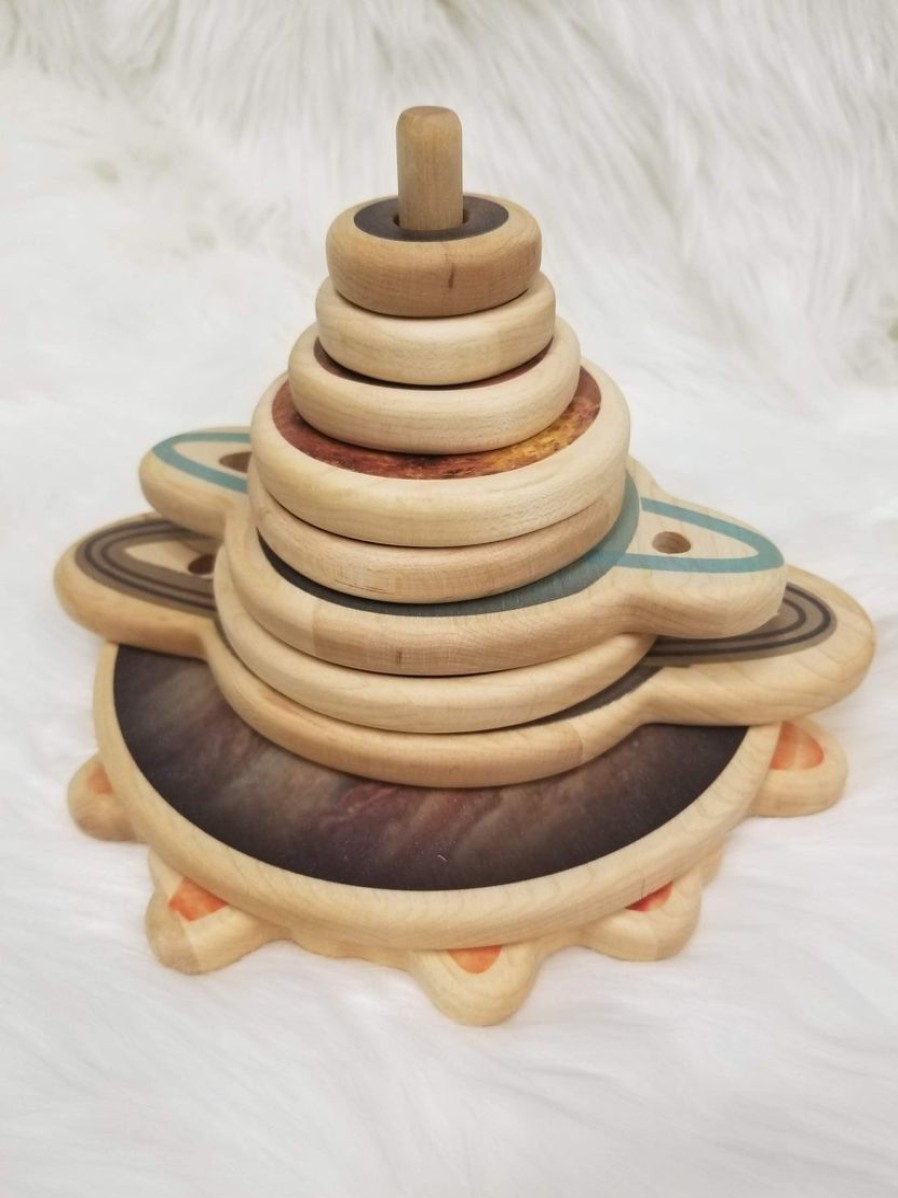 Solar System Stacker -Wooden Stacking Toy | Mirus Toys Wholesale