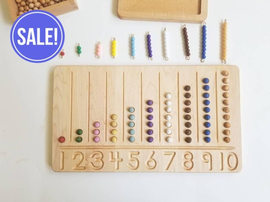 Seconds/Imperfect Number Counting Board 10 Board | Mirus Toys Clearance