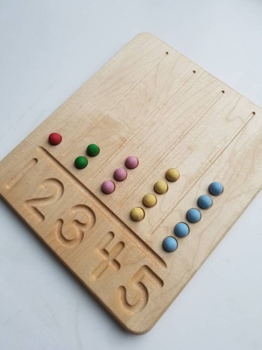 Seconds/Imperfect Number Counting Board, Five Counting Board | Mirus Toys Hot