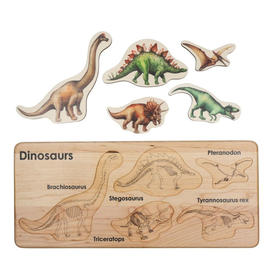 Dinosaur Gift Idea - Wooden Dinosaur Puzzle - Dinosaur Toy - Wooden Dinosaur Toy - Dinosaur - Dinosaur Birthday Gift- Christmas Gift - Gift For Kids | Mirus Toys Best