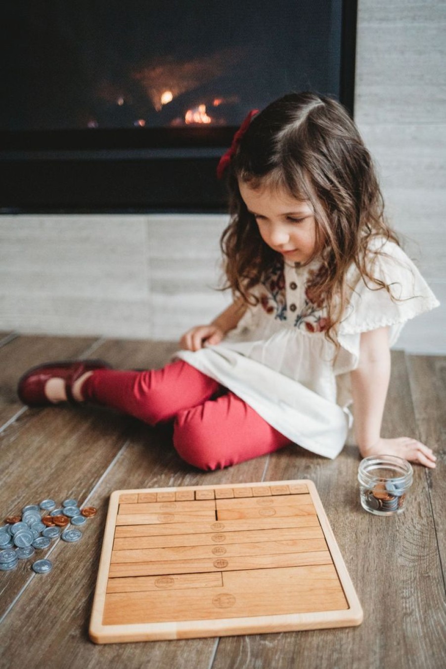 Dollar Counting Board - Montessori Money Material | Mirus Toys Wholesale