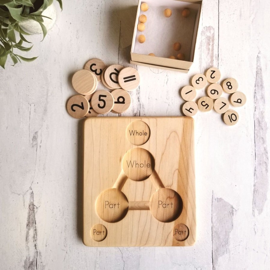 Part Part Whole Board - Kindergarten Math - Number Decomposition - Montessori Materials | Mirus Toys Hot