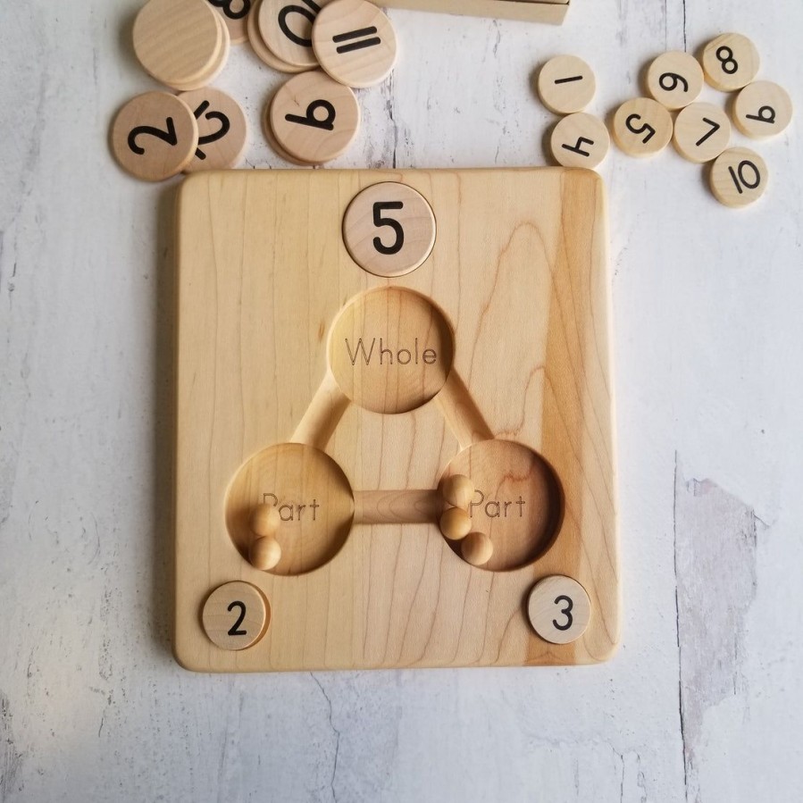 Part Part Whole Board - Kindergarten Math - Number Decomposition - Montessori Materials | Mirus Toys Hot