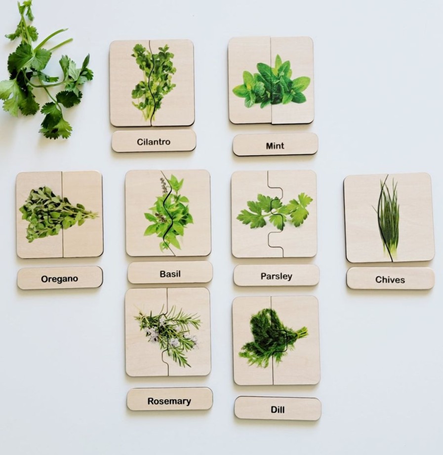 Herbs Self Correcting Puzzle | Mirus Toys Best