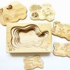 Mirus Toys Tide Pool Layered Puzzle, Ocean Wooden Puzzle, Montessori Wooden Puzzle | Science & Nature