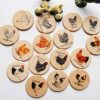 Mirus Toys Wooden Memory Game - Chicken Breed Hen Rooster Match | Science & Nature