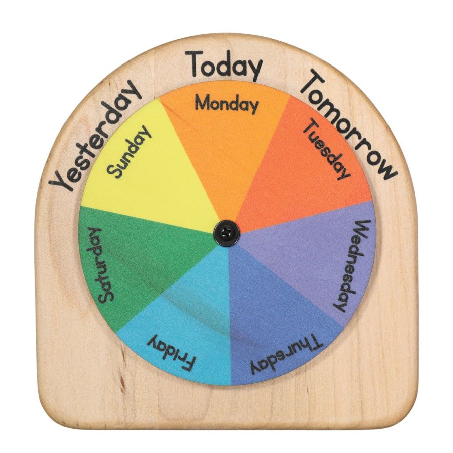 Mirus Toys Seconds/Imperfect Days Of The Week Wheel - Circle Time Calendar | Home & Other