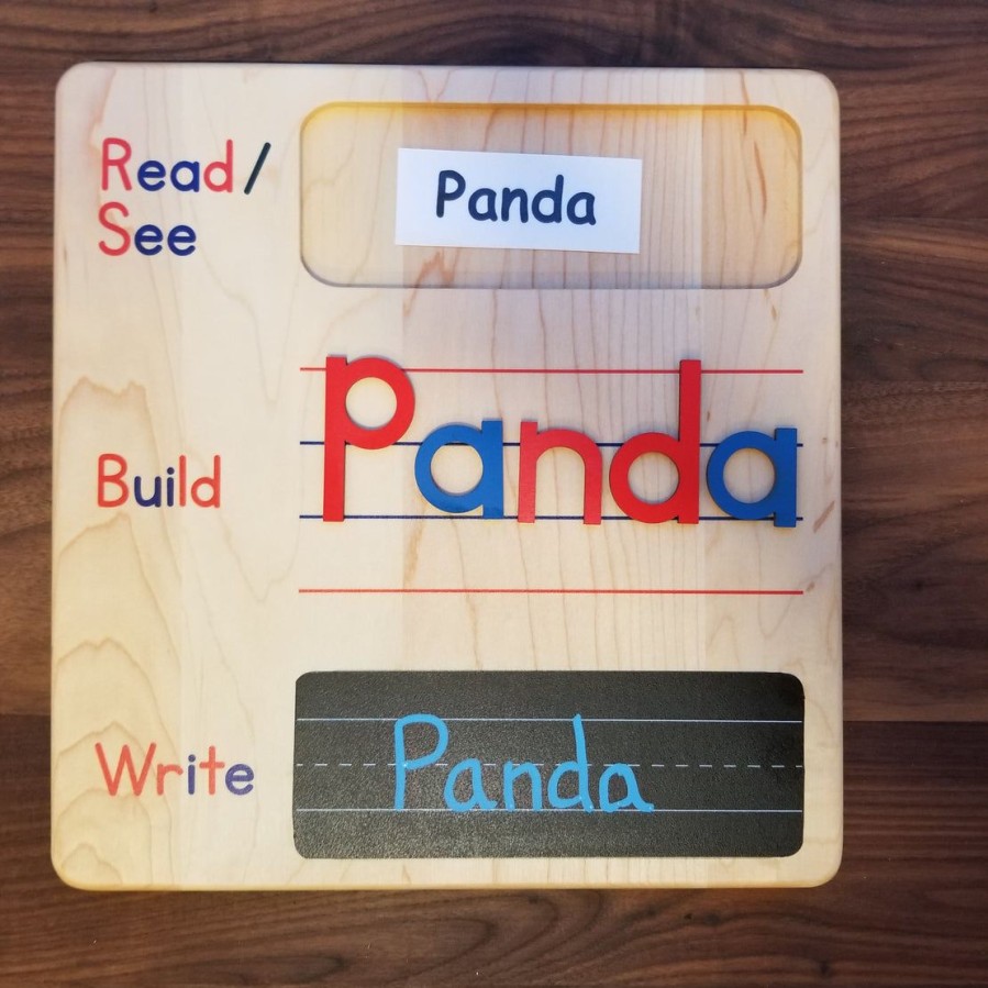 Mirus Toys Seconds/Imperfect Read Build Write Board | Language Arts