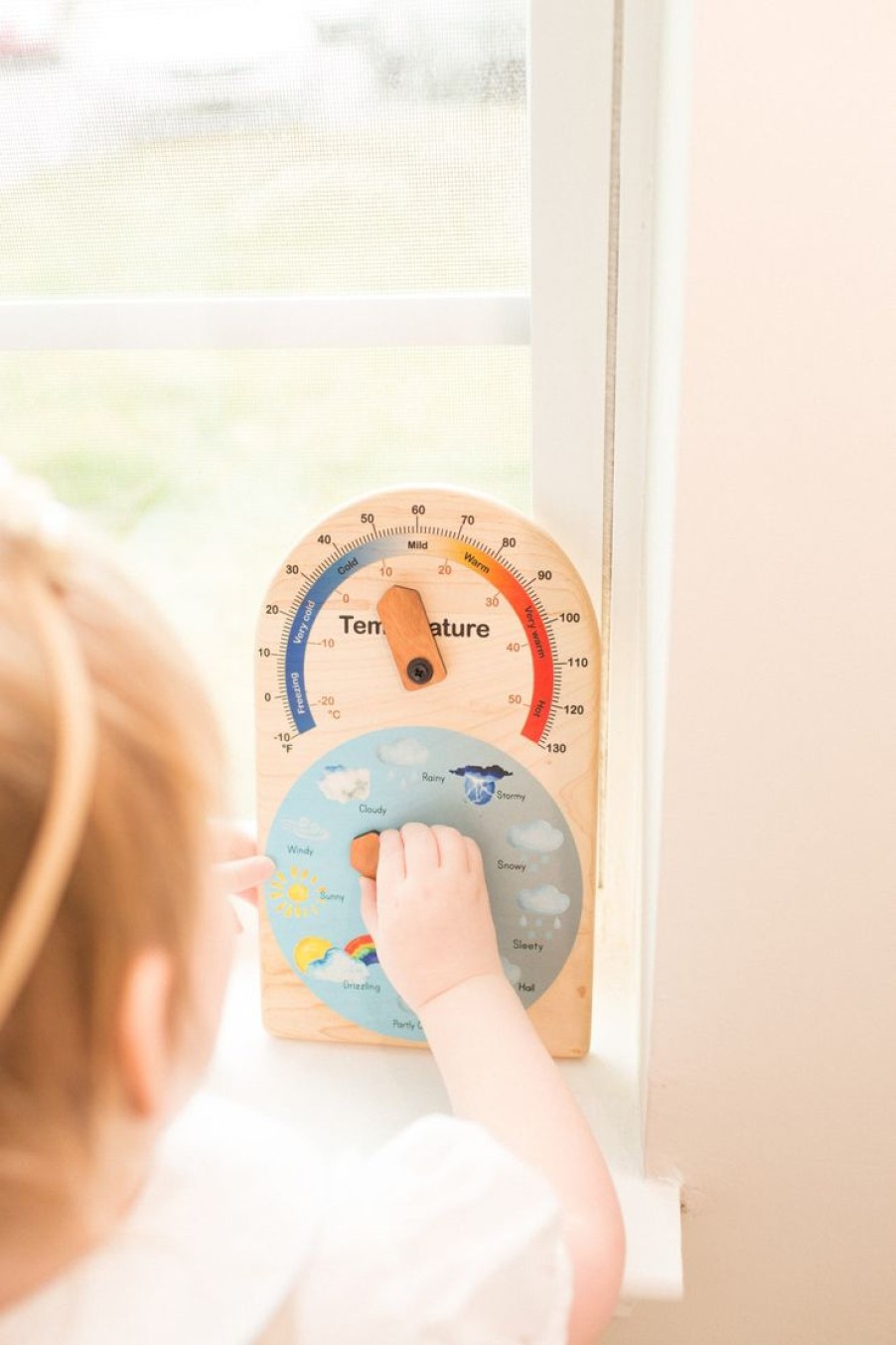 Seconds/Imperfect Weather Station For Kids - Temperature And Weather Chart | Mirus Toys Clearance