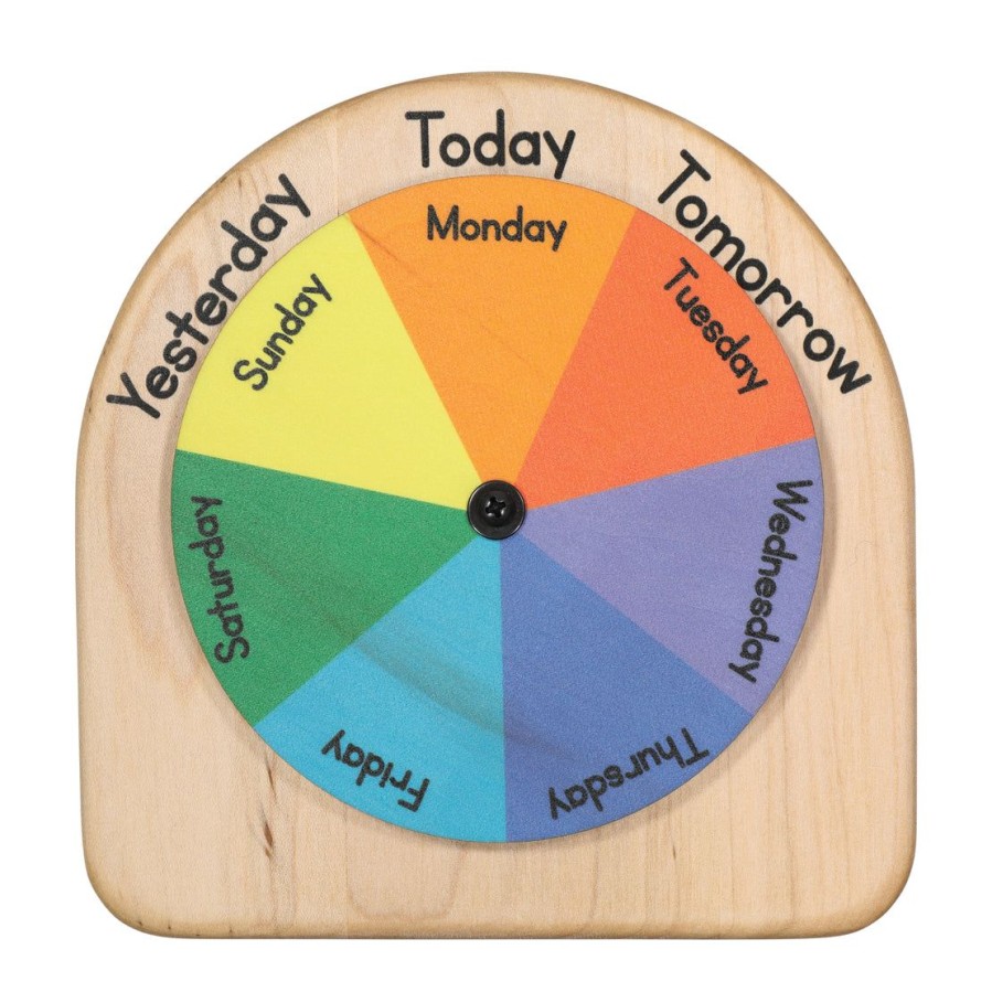 Days Of The Week Wheel - Circle Time Calendar | Mirus Toys Best