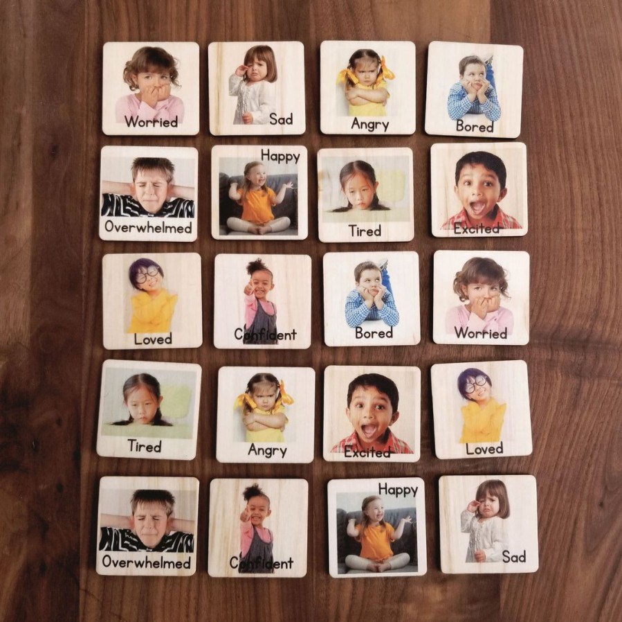 Emotion Tiles - Montessori Classroom - Montessori Materials - Emotional Development | Mirus Toys Online