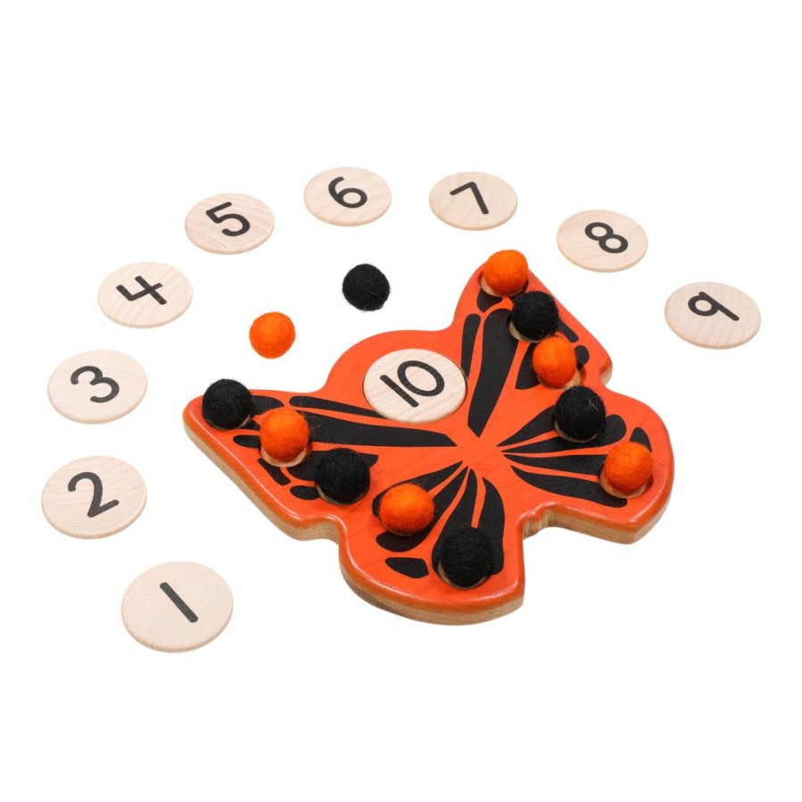 Seconds/Imperfect Butterfly Ten Frame, Montessori Ten Frame | Mirus Toys New