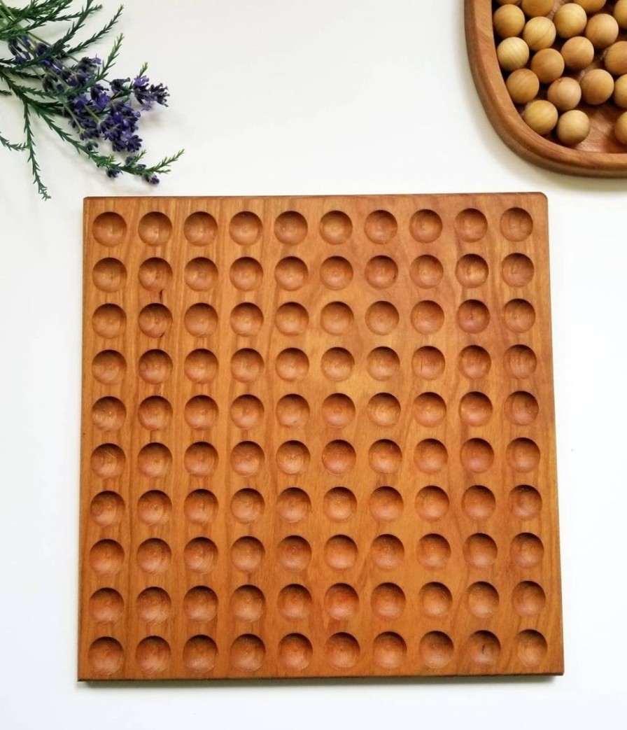 Hundred Board - Hundred Frame - 100 Board - Counting Board - Montessori | Mirus Toys Clearance