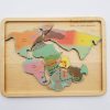 Plate Tectonics Puzzle - Pangaea Puzzle - Pangea - Continental Drift - Montessori Toys - Geography Gift - Stem Toys - Wooden Toys - Teacher | Mirus Toys Online