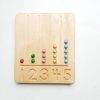 Mirus Toys Number Counting Board, Five Board, Toddler Number Board, Educational Toys, Montessori | Mathematics