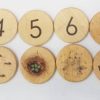 Mirus Toys Wooden Memory Puzzle - Number Matching Game - Counting Game - Nature Numbers - Travel Game - Portal Game - Learn To Count - Wooden Games | Mathematics