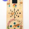 Seconds/Imperfect Wooden Perpetual Calendar With Seasons, Moon Phases, Months, Days And Weather | Mirus Toys Best